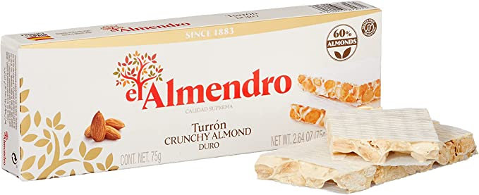 El Almendro Turron Duro Crunchy Almond